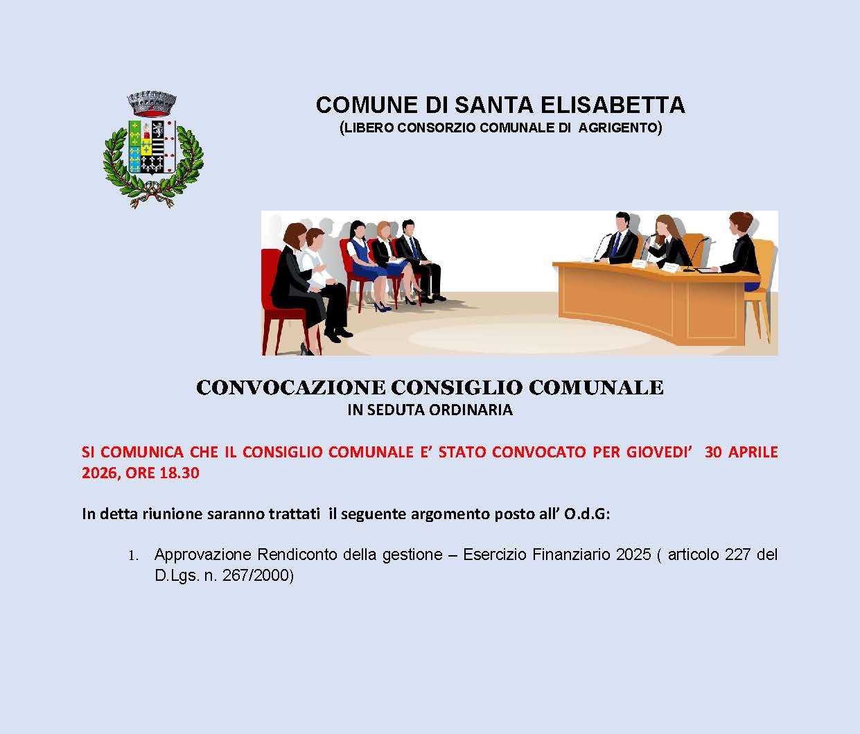 consiglio da pubblicare 30 aprile